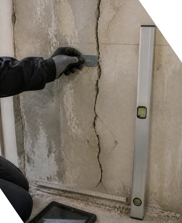 Обследование трещин в строительных конструкциях в Выксе