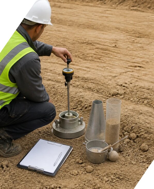 Определение степени уплотнения грунта в Выксе от 3111 р. | ЭкспертизаРоссия