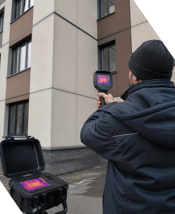 Тепловизионное обследование зданий и сооружений в Выксе